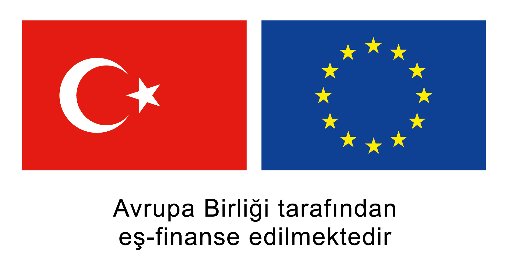 Türkiye Cumhuriyeti ve Avrupa Birliği bayrakları